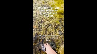 Wasserfilter für weniger Gepäck und sauberes Wasser auf Wanderungen [upl. by Neelloc493]