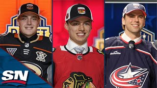 All 32 FirstRound Picks From The 2023 NHL Draft [upl. by Ydnil957]