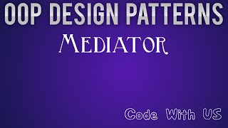 Mediator Design Pattern Sinhala  සිංහල [upl. by Sonitnatsnok]