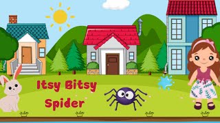 Itsy Bitsy Spider Song PeriToons Nursery Rhymes [upl. by Aelat]