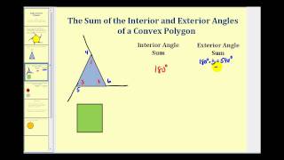 Interior and Exterior Angles of a Polygon [upl. by Augustus]