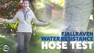 Fjallraven Vidda Pros VS Barents Pros  Water Resistance Test [upl. by Emie]