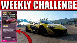 Forza Horizon 5 Weekly Challenge Prepare Commit Belong  McLaren P1 2013 Summer Season [upl. by Lrae]