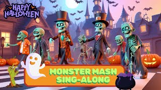 Monster Mash SingAlong  Spooky Halloween Party Song for Kids 👻🎃 [upl. by Acsecnarf417]