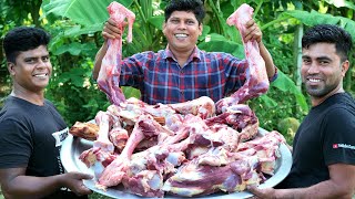 BEEF BONE MARROW  Indian Kerala Beef Bone Marrow  Cooking and Eating In Village  beef recipes [upl. by Thomas292]