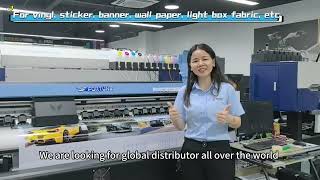 Eco Solvent Printer for Car Wrap Vinyl Sticker Banner Mesh Wallpaper Advertising [upl. by Herrle]