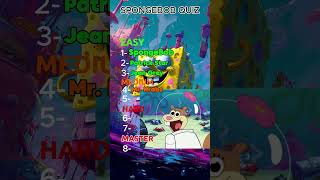 Ultimate SpongeBob Character Challenge How Many Can You Name [upl. by Castera721]