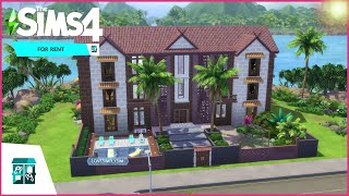 Tomarang Apartment Complex  The Sims 4 For Rent  House Build  Tour [upl. by Tegirb]