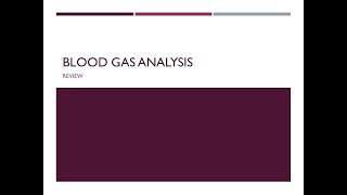 Blood Gas Analysis acid base clinical chem lab tests review [upl. by Steinke]