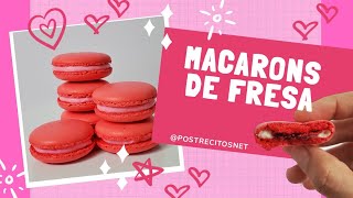 Receta de Macarons y Tips para que te salgan bien🤗🤗 [upl. by Niatsirk]