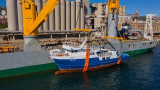 LIBURNIA MARITIME LOADING FISHING BOAT [upl. by Laurena]