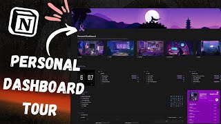 Personal Dashboard Notion Template  Template Tour Lofistyle [upl. by Tirrell]