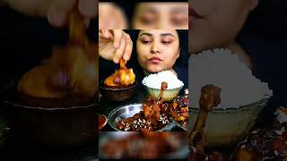 ASMR Eating Chicken Lollipop Chicken Leg Piece Chicken Curry With Rice Salads Mukbang Eating Show [upl. by Tloc]