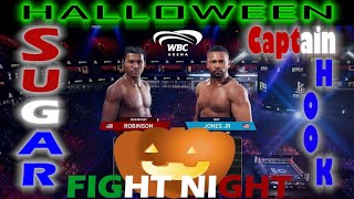 SUGAR RAY ROBINSON VS ROY JONES JR simulation boxing gameplay fullfight undisputedgame [upl. by Peisch]