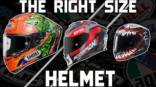 How to Choose The Right Size Motorcycle Helmet  Sportbike Track Gear [upl. by Nylirak194]