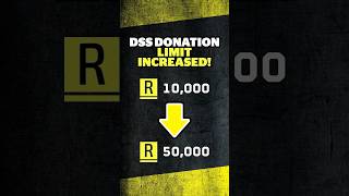 DSS Donation Limit Increased [upl. by Amsaj]