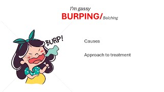 Im gassy BURPINGBelching Causes and treatment for burping and belching [upl. by Hairahcaz]