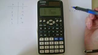 Casio fx991EX Classwiz calculator Finding mean variance standard deviation etc [upl. by Ahcsas]