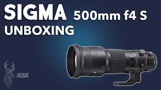 SIGMA 500mm F4 UNBOXING [upl. by Minnie]