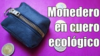 DIY Monedero en cuero ecológico [upl. by Kjersti]