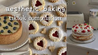 aesthetic baking  tiktok compilation [upl. by Mose]