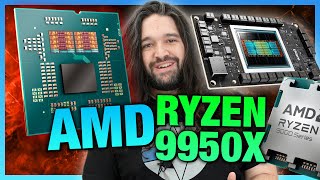 AMD Announces Ryzen 9950X 9900X 9700X amp 9600X Zen 5 CPUs Extends AM5 Life amp AI CPUs [upl. by Nwahsav]