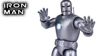 Marvel Legends IRON MAN Model 01 Avengers 60th Anniversary Action Figure Review [upl. by Nallak]