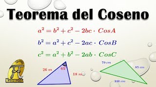 Cómo y cuándo usar el Teorema del Coseno  Parte 1 [upl. by Llerot]