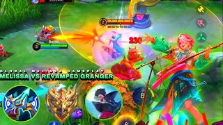 MELISSA VS META GRANGER REVAMPED IN MYTHICAL🔥  BEST BUILD 2024 MELISSA MOBILE LEGENDS [upl. by Kosse]