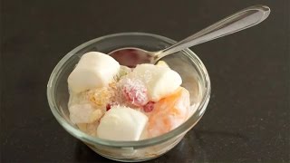 How To Make Ambrosia Salad  The Easy Homemade Ambrosia Salad Recipe [upl. by Pros]