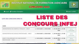 Concours lINFJ  Liste des différents concours cote divoire [upl. by Garson859]