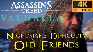 AC Valhalla  Old Friends  Nightmare Aesir difficulty playthrough [upl. by Asirral111]