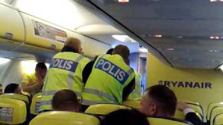 Ryanair flight London Stansted  Riga [upl. by Ainirtac]