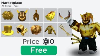 GOLD ITEMS EASY way to get FREE ROBLOX ITEMS😲🤑 [upl. by Narba558]