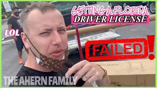 GETTING A FLORIDA DRIVER LICENSE  FAILED LOL [upl. by Ramed]