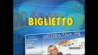 LOTTERIA ITALIA SPOT 1998 ABBINATO A CARRAMBA CHE FORTUNA [upl. by Notneiuq]