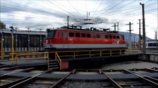 1142 6962 ÖBB von der Drehscheibe Heizhaus Bw Villach Westbahnhof Kärnten 25 april 2012 [upl. by Sundberg]