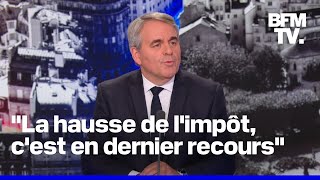 Linterview de Xavier Bertrand sur BFMTV en intégralité [upl. by Letty220]