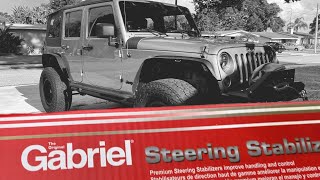 Gabriel Steering Damper Review On my Jeep JKU [upl. by Arch]