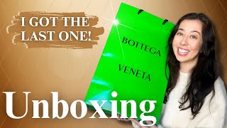 UNBOXING MY NEW BOTTEGA VENETA BAG UNPLANNED PURCHASE YOU WONT BELIEVE THE COLOR [upl. by Ira726]