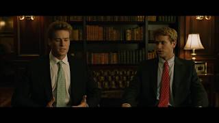 Larry Summers and the Winklevoss twins Scene from The Social Network [upl. by Farr573]