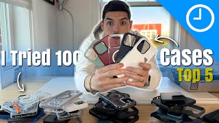 I Tested 100 iPhone Cases These Are My Top 5 [upl. by Eenahpets]