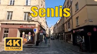 Senlis 4K Driving French region [upl. by Lubbi]