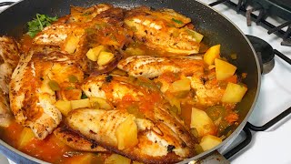 FILETE de PESCADO una receta que te encantará 😋😋  Cocinemos Con Cristina [upl. by Harp]