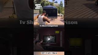 Tv Shoot Comparison In GTA 5 Vs GTA 4 Games  Evolution Of GTA 5 Vs GTA 4 TV Shoot [upl. by Shyamal907]