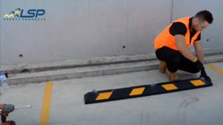 Wheel Stop Installation Guide [upl. by Hillari]