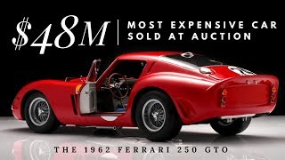 Full Auction of the 48M 1962 Ferrari 250 GTO Monterey Car Week [upl. by Idnaj]