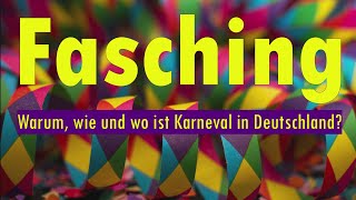 Fasching 👺🍬  warum wie amp wo Karneval in Deutschland ist [upl. by Meid]