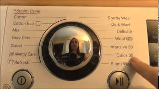 LG True Steam Direct Drive Washing Machine F14A7FDSA Review [upl. by Anin91]