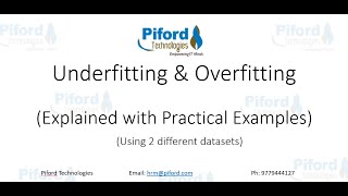 Overfitting and Underfitting explained with Examples [upl. by Nivar]